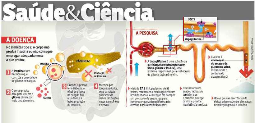 Remédio para Diabetes Protege Rins e Coração dos Pacientes